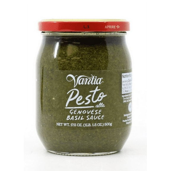 Green Pesto Sauce imported from Italy 17oz glass jar