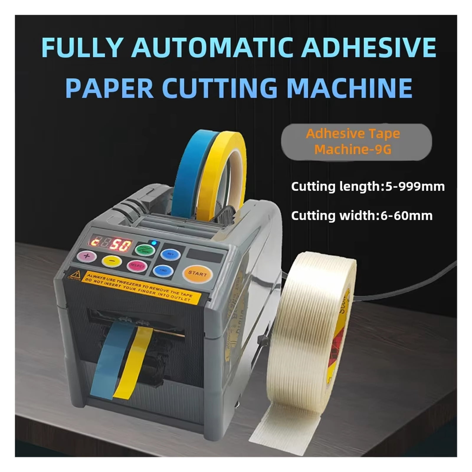Automatic Tape Dispenser Electric Adhesive Tape Cutting Machine Double Sided Cutter