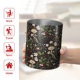 thumbnail image 5 of 12oz Coffee Tumblers Brown Mushroom Daisy Dark Pattern Stainless Steel Vacuum Insulated Travel Tumbler Coffee Cups Mug with Lid and Straw with Cleaning Brush for Cold & Hot Drinks, 5 of 5