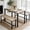 Gray, variant on edx Dining Table Set for 4 with 2 Benches, Space-Saving Ideal 4-Person Set Kitchen Table for Daily Meals, Brunches, Workspace,Gray