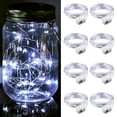 thumbnail image 1 of Fairy Lights ZGWJ, 20 LED, funciona con pilas, 2 m, 8 unidades, color blanco frío, 1 of 7