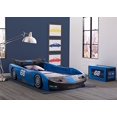 thumbnail image 2 of Delta Children Turbo Race Car Twin Bed, Blue, 2 of 5
