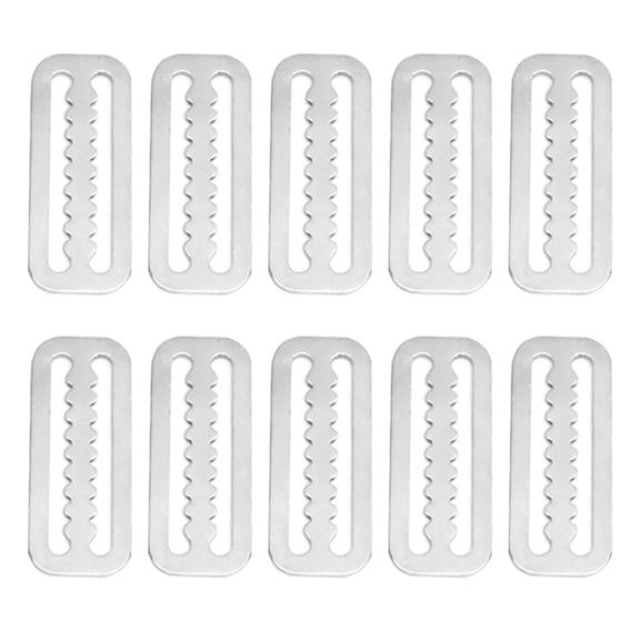 10Pcs 2 Inch Diving Webbing Belt Slide Stopper Weight Retainer Clips