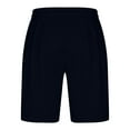 thumbnail image 5 of Awdenio Mens Lace-up Elastic Waist Pocket Exercise Fitness Home Half Shorts Pants Perfect for Weekend Casual Golf Hiking & Outdoor Activities in All Seasons, 5 of 6
