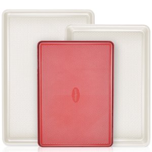 Hongbake 3-Piece Ceramic Nonstick Cookie Sheets