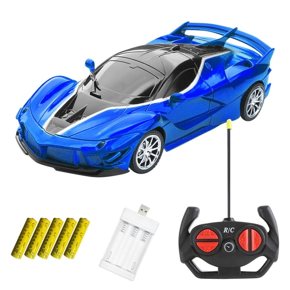 Four-Way Remote Control Car Wireless High Speed Drift Racing Vehicle Electric Toy Model with 4-Channel Control for Indoor and Outdoor Recreational Use for All Users