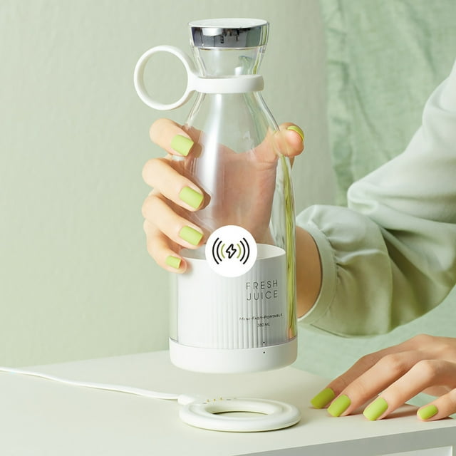 Dvkptbk Extracteur de Jus Électrique Gobelet Extracteur de Jus Portable Batterie Intégrée Recharge Sans Fil Extracteur de Jus Mini Portable pour l'Extérieur