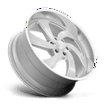 thumbnail image 2 of US Mag 1PC Aluminum Rim U134 DESPERADO 24X9in Silver Brushed Face Milled Diamond Cut Milled Finish, U134249077+25R, 2 of 3