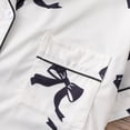 thumbnail image 4 of Emy Dola Funny Graphic Pajamas for Women Button Down Short Sleeve Top and Shorts Pjs Sets Summer Sleepwear S-XXL, 4 of 5