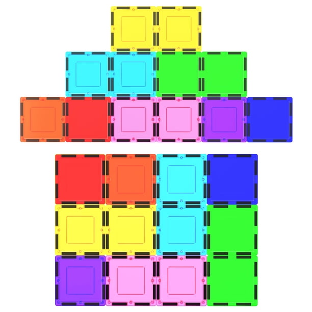 Juego de bloques de construcción magnéticos PicassoTiles, 12 piezas, para niños mayores de 3 años