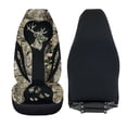 thumbnail image 5 of XYZCANDO Deer Car Front Seat Covers 2 Pcs Camouflage Hunt Nonslip Car Seat Covers Front Seats Only Easy to Install and Clean Cars Accessories Universal Fit Most Cars,SUVs,Sedans, 5 of 7