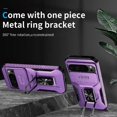 thumbnail image 3 of Funda para GANGXUN Google Pixel 9 Pro XL - Soporte metálico, Función magnética, Morado, 3 of 5