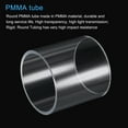 thumbnail image 4 of Uxcell Acrylic Pipe Rigid Tube for Lighting Models Plumbing Crafts 90mm x 100mm, 4 of 6