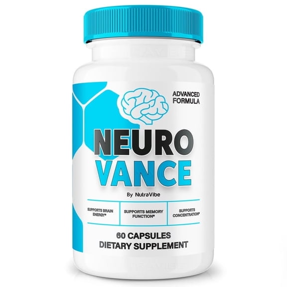 Neuro Vance – Daily Formula with a Natural Blend to Help Maintain Focus, Memory & Concentration | Clean, Gentle, Easy-to-Swallow Capsules for Everyday Sharpness (60 Capsules)