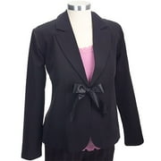 Satin Bow Maternity Jacket