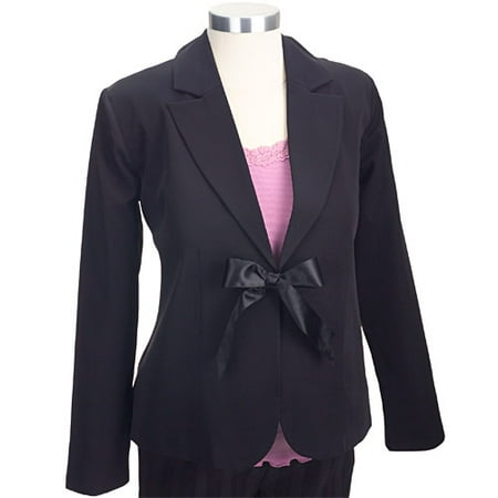 Satin Bow Maternity Jacket