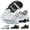 White, variant on Comfort Sneakers for Men Non Slip Running & Walking Sneakers Breathable Lightweight Tennis Sneakers Men Casual Shoes with Blade Sole