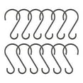 thumbnail image 4 of Utopia Alley  Rustproof Zinc Shower Curtain Hooks Rings, Set of 12 Black, 4 of 10