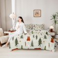 thumbnail image 4 of Erosebridal Teens Animal Bears Bedding Comforter Set 7 Pieces,Kids Boys Girls Happy Camping Full Bedding Set,Grey Reversible,Ultra Soft Home Decor, 4 of 6
