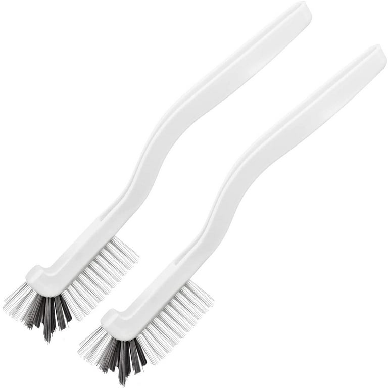 2 Pcs Multifunctional Brush Cleaning Brush Kitchen Scrub Brush with Handle,  Skinny Small Scrub Brushes for Cleaning Bathroom Shower Kitchen Pot Cleaning  Brushes for Home Use 