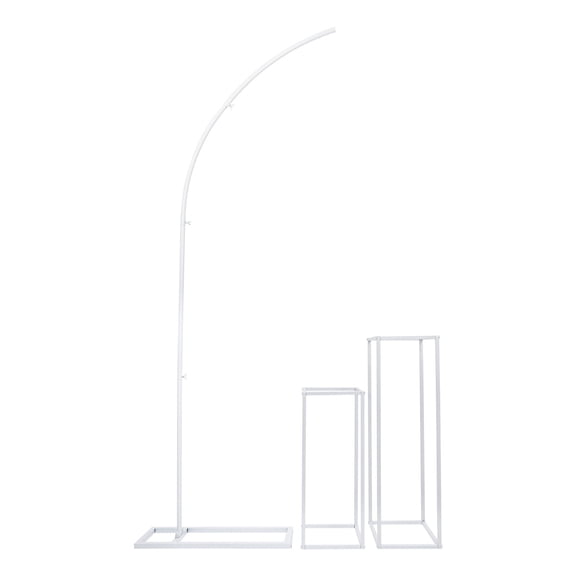 Ballon Arch Stand And 2 Wedding Flower Stands Arch Backdrop Stand For Parties