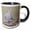 Black/White, variant on 3drose, Tanzania. Ring-necked Dove, Ndutu, Ngorongoro-af45 Rbe0348 - Ralph H. Bendjebar, 11oz Two-tone Yellow Mug