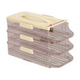 thumbnail image 2 of Fiudx Ofertas de la semana Organizador rodante para puerta de refrigerador, organizador portátil apilable para refrigerador, organizador doble de cocina, 2 of 6