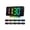 Black, variant on ORIA Digital Alarm Clock RGB LED Digital Clocks Colorful Clocks With Atmosphere Night Light for Home Office Best Gifts