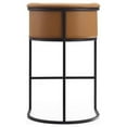 thumbnail image 6 of Manhattan Comfort Cosmopolitan 29.5" Faux Leather Barstool in Camel (Set of 3), 6 of 6