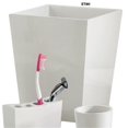thumbnail image 1 of NuSteel ET8H Elegant Collection 6 Quart Wastebasket - White Resin, 1 of 1