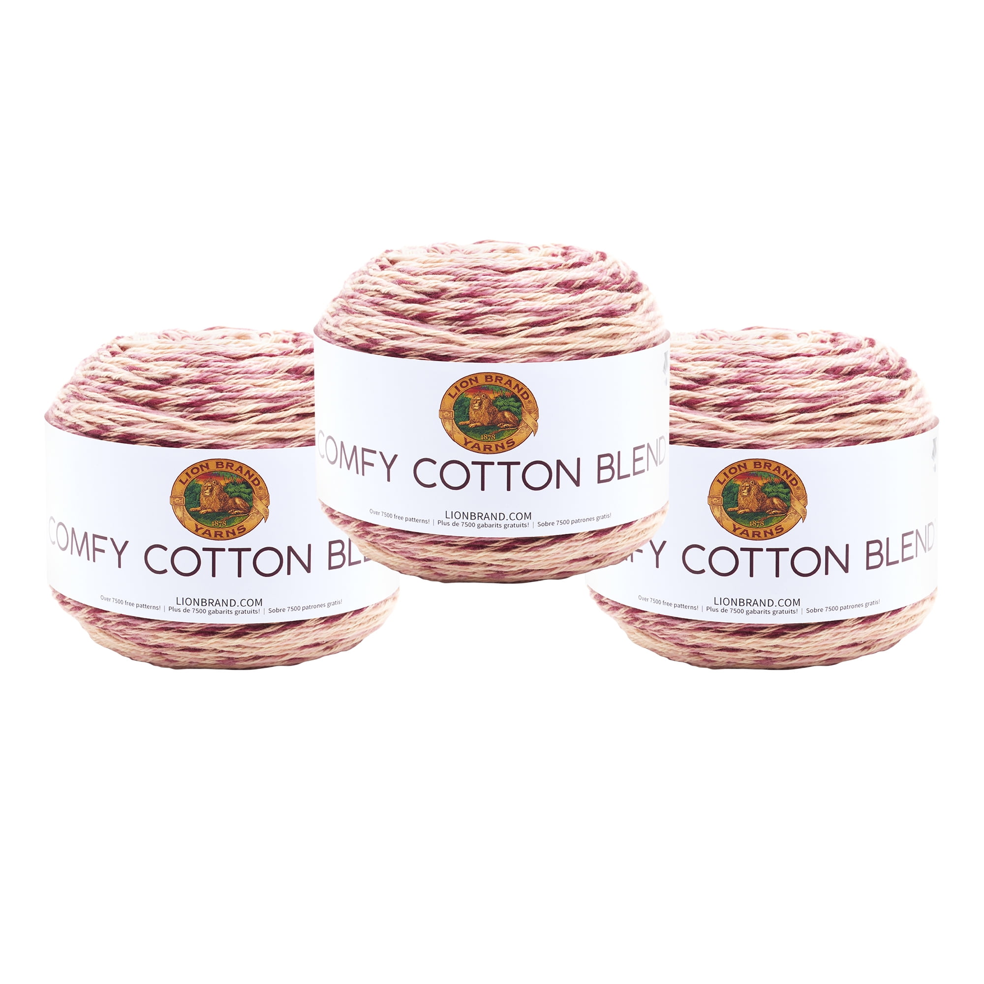 Lovie Dovie Lion Brand Yarn 756-720 Comfy Cotton Blend Yarn 1 skein/ball