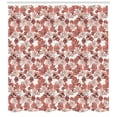 thumbnail image 3 of Ambesonne Cherry Blossom Shower Curtain, Nature, 69"Wx70"L, Coral Blush White, 3 of 3