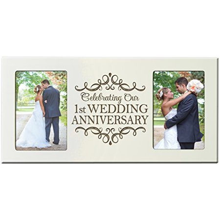 Lifesong Milestones 1er Anniversaire De Mariage Cadre Photo Cadeau Pour Couple 1 An Pour Lui Son