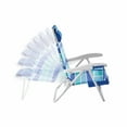thumbnail image 4 of Mainstays Reclining and Lay Flat Backpack Beach Chair, 4 of 21