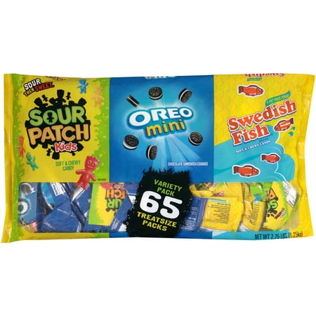 Sour Patch Kids, Variety Pack - Original, Oreo Mini Cookies, Swedish 