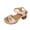 Beige, variant on LOVZFMLL Women's Chunky Block Heel Sandals Hollow Open Toe Ankle Strap for Summer Casual Outdoor Walking Beach Vacation Beige 5.5