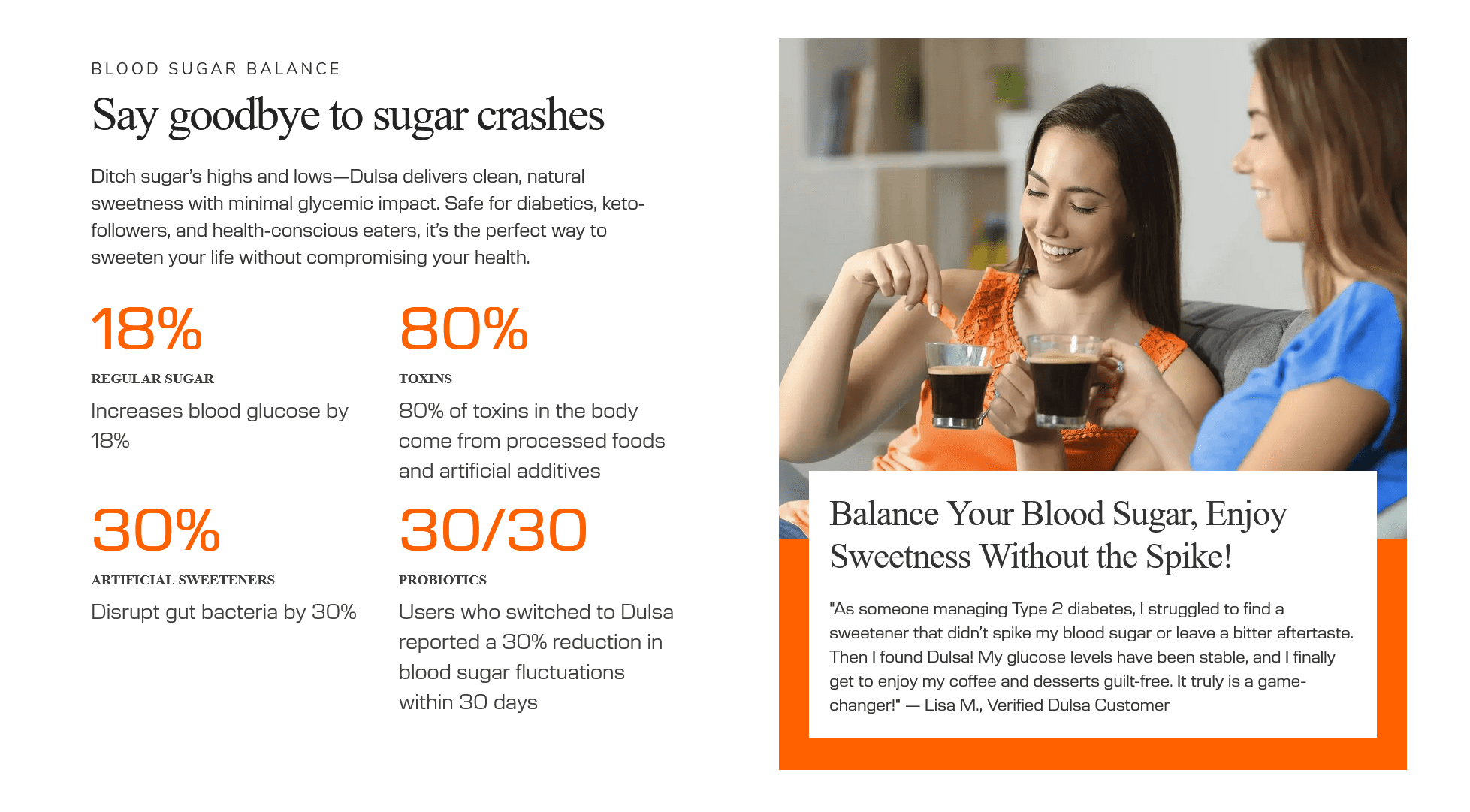 Dulsa Botanical Sweetener, Pure & Functional, Natural Sugar Alternative, Plant-Based Ingredients with Probiotics, Yacon Root, Monk Fruit, Zero Calories, Zero Sugar Alcohols, 120 grams, 4.24 ounces