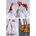 thumbnail image 4 of Resina Pies Colgantes Gallo Estatua Decoración Escultura Decorativa De Pollo Adorable Pies Colgantes Estatuilla De Gallo Para Dormitorio Escritorio Estantería Vogacara HA027943-01, 4 of 7