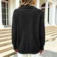 thumbnail image 4 of Women's Collared Polo Pullover Fall Sweaters Business Casual Outfits, 4 of 5