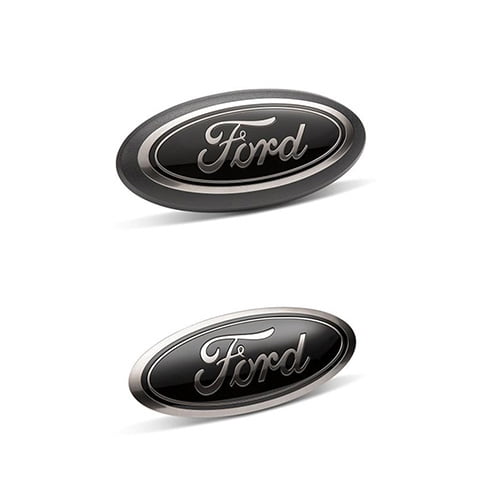 Fits 2018-2023 Ford F-150 Ford Performance Emblem M-1447-F15B Ford Logo; Black; Oval; Without Camera