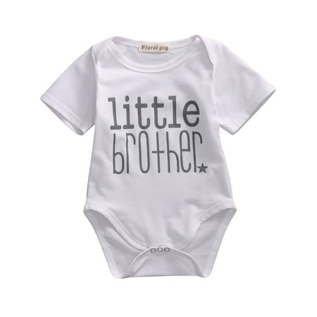 

Toddler/Newborn Boys Shirt Big Brother T-Shirt & Little Brother Romper &Little Sister Tee Tops
