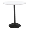 thumbnail image 4 of KFI Studios Mode 4' Round Bistro Table, Designer White, Black Base, 4 of 4