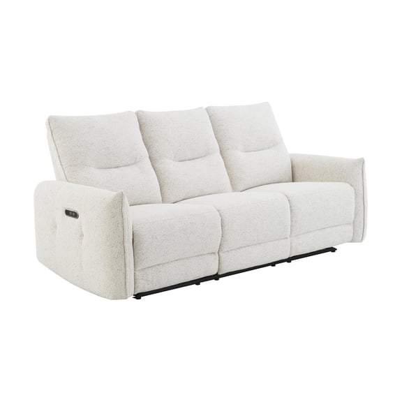 ACME Lalisa Power Motion Sofa w/USB Port  in Cream Chenille