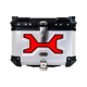 thumbnail image 2 of Maletero con luz Rasen para moto, 45L rojo, 2 of 9