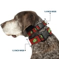 thumbnail image 2 of Buckle-Down Pet Collar, Dog Collar Plastic Buckle, Sea Turtles Red Green, 7 to 8.5 Inches 0.5 Inch Wide, 2 of 8