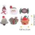 thumbnail image 2 of Broche de Navidad Pin Reno Muñeco de nieve Papá Noel Broche Pin Felpa Navidad Pecho Navidad Fiesta Favor Navidad Media Stuffers6pcs), 2 of 5