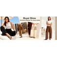 thumbnail image 5 of Women Baggy Barrel Sweatpants Casual Drawstring Wide Leg Pants Lounge Cargo Trousers with Pockets, 5 of 7