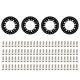 thumbnail image 1 of Anillo de repuesto para llanta de rueda Beadlock RC, 4 piezas, compatible con 110, 1 of 6