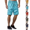 thumbnail image 3 of FUZHIQ Men's Gym Shorts 8 Inch Inseam High Waist Drawstring Moisture Wicking Shorts Breathable Walking Summer Shorts Knee Length Cargo Pants,XXXL, 3 of 4