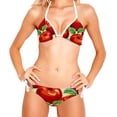 thumbnail image 2 of Fruit Stylish Swim Suits Bikini Set: Detachable Sponge, Adjustable Strap, Two-Pack - Ideal for Beach and Pool %{scenes, 2 of 6